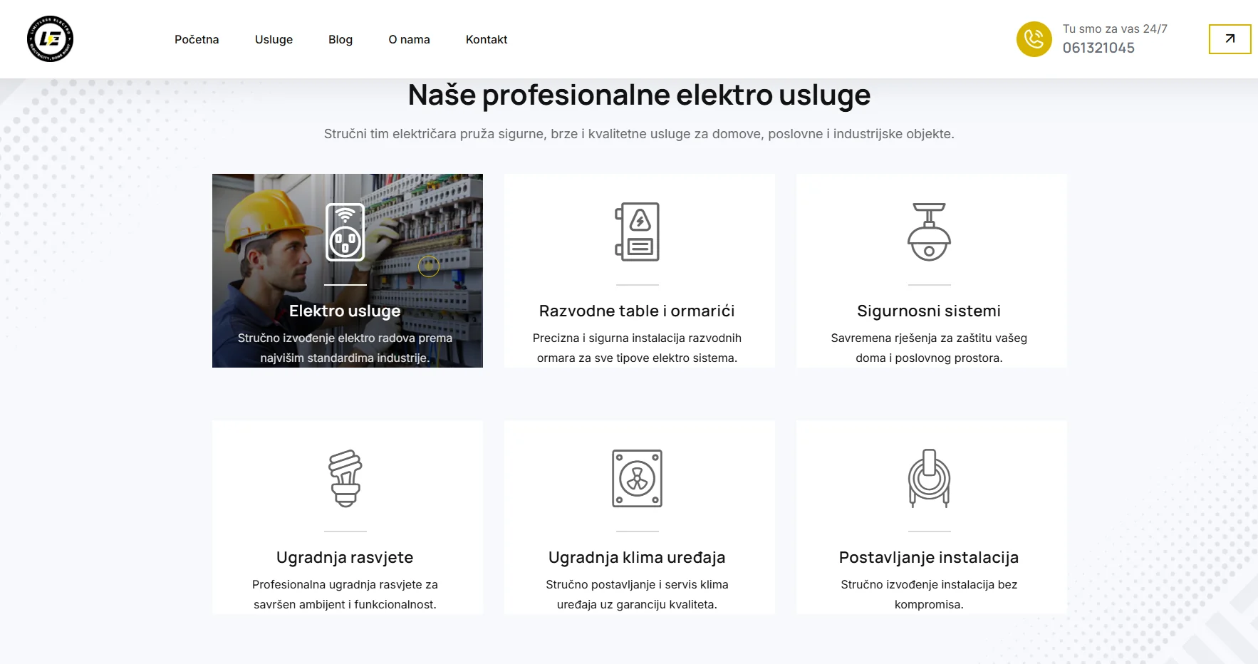 Limitless Electro website